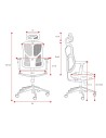 Fotel gamingowy DIABLO V-BASIC FOTEL czarno-szary