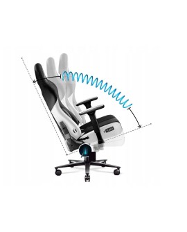 Fotel gamingowy DIABLO X-PLAYER 2.0 normal fotel biało-czarny