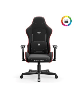 Fotel gamingowy DIABLO X-ST4RTER fotel czarny LED