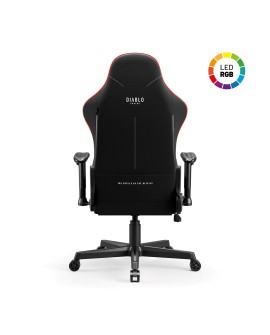 Fotel gamingowy DIABLO X-ST4RTER fotel czarny LED