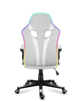 Fotel gamingowy Huzaro Force 2.5 RGB WHITE MESH