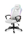 Fotel gamingowy Huzaro Force 2.5 RGB WHITE MESH