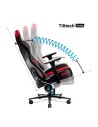 Fotel gamingowy DIABLO X-PLAYER 2.0 normal fotel antracytowo-karmazynowy