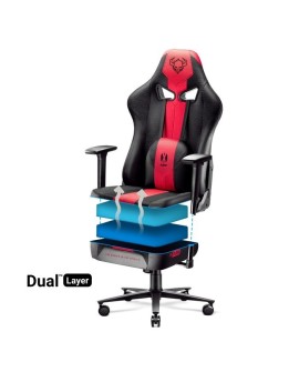 Fotel gamingowy DIABLO X-PLAYER 2.0 normal fotel antracytowo-karmazynowy