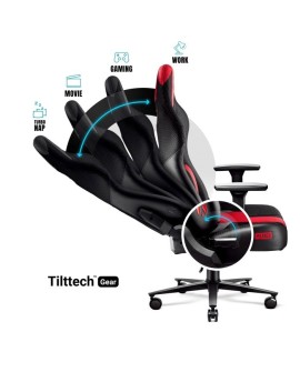 Fotel gamingowy DIABLO X-PLAYER 2.0 normal fotel antracytowo-karmazynowy