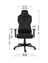 Fotel gamingowy Huzaro Combat 6.2 Black RGB