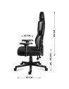 Fotel gamingowy Huzaro Combat 6.2 Black RGB