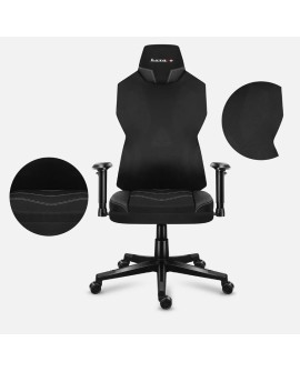 Fotel gamingowy Huzaro Combat 6.2 Black RGB