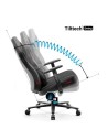 Fotel gamingowy DIABLO X-GAMER fotel czarno-czarny