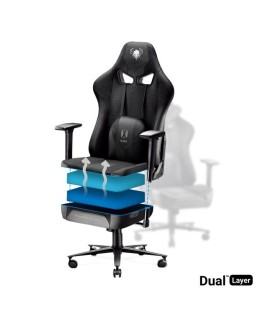Fotel gamingowy DIABLO X-PLAYER 2.0 normal fotel czarno-czarny