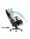 Fotel gamingowy DIABLO X-PLAYER 2.0 normal fotel czarno-czarny