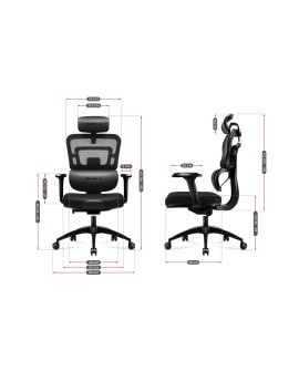 Fotel gamingowy Huzaro Combat 7.0 Black