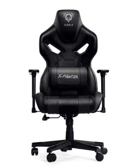 Fotel gamingowy DIABLO X-FIGHTER fotel czarno-czarny