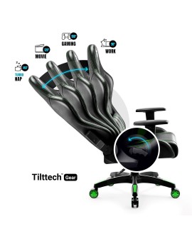 Fotel gamingowy DIABLO X-ONE 2.0 normal fotel czarno-zielony