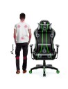 Fotel gamingowy DIABLO X-ONE 2.0 normal fotel czarno-zielony