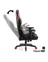 Fotel gamingowy DIABLO X-RAY normal fotel czarno-czerwony