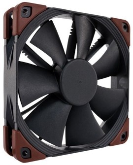 Noctua NF-F12 industrialPPC-2000 PWM Obudowa komputera Wentylator 12 cm Czarny, Brązowy