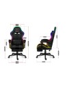 Fotel gamingowy Huzaro Force 4.7 RGB Mesh (WYPRZEDAŻ)