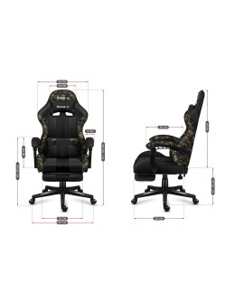 Fotel gamingowy Huzaro Force 4.7 Camo Mesh
