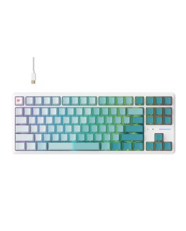 Klawiatura gamingowa Havit KB901L (biało-zielony)