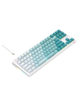 Klawiatura gamingowa Havit KB901L (biało-zielony)