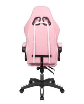 Fotel gamingowy Kruger&Matz GX-150 Biało-różowy (WYPRZEDAŻ)