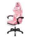 Fotel gamingowy Kruger&Matz GX-150 Biało-różowy (WYPRZEDAŻ)