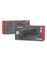 KLAWIATURA DLA GRACZY GENESIS THOR 404 TKL US PODŚWIETLENIE RGB MECHANICZNA CZARNA KAILH BOX BROWN