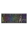 KLAWIATURA DLA GRACZY GENESIS THOR 404 TKL US PODŚWIETLENIE RGB MECHANICZNA CZARNA KAILH BOX BROWN