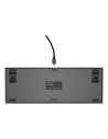 KLAWIATURA DLA GRACZY GENESIS THOR 404 TKL US PODŚWIETLENIE RGB MECHANICZNA CZARNA KAILH BOX BROWN