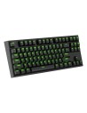 KLAWIATURA DLA GRACZY GENESIS THOR 404 TKL US PODŚWIETLENIE RGB MECHANICZNA CZARNA KAILH BOX BROWN