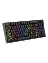 KLAWIATURA DLA GRACZY GENESIS THOR 404 TKL US PODŚWIETLENIE RGB MECHANICZNA CZARNA KAILH BOX BROWN