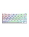 SAVIO KLAWIATURA MECHANICZNA BEZPRZEWODOWA PHENIX WHITE GATERON RED PRO ABS