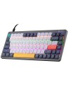 TRACER KLAWIATURA FINA 84 GREY OUTEMU RED SWITCH