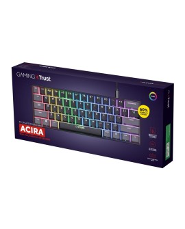 Klawiatura gamingowa TRUST GXT867 Acira Black