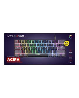 Klawiatura gamingowa TRUST GXT867 Acira Black