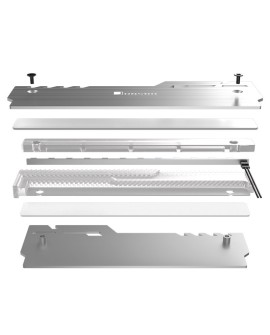 Jonsbo NC-3 ARGB Moduł pamięci Radiator Srebrny