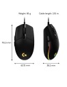 Logitech Mysz G203 Lightsync