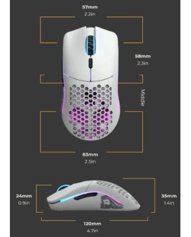 Glorious PC Gaming Race Model O- myszka Oburęczny RF Wireless 19000 DPI