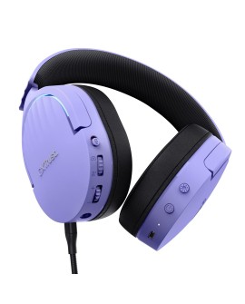 Słuchawki gamingowe Trust GXT 491P FAYZO WIRELESS Purple