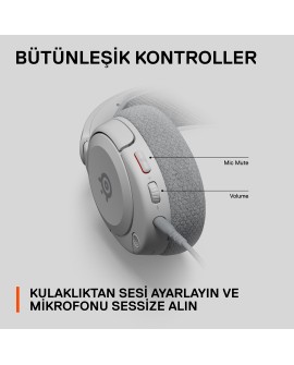 Słuchawki SteelSeries Arctis Nova 1P, Szare