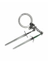 Brelok Good Loot The Witcher 3 Geralt Two Swords Keychain