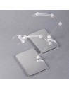 ACTION BASE 6 CLEAR COLOR MIRROR STICKERS SET