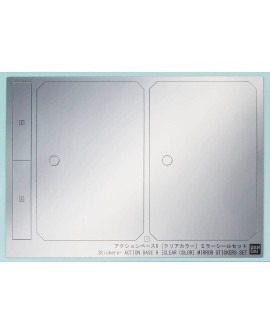 ACTION BASE 6 CLEAR COLOR MIRROR STICKERS SET