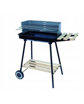 MASTER GRILL PROSTOKĄTNY Z BOCZNĄ PÓŁKĄ MG905