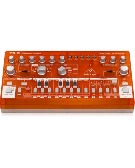 Behringer TD-3-TG Syntezator linii basowej pomarańczowy przeźroczysty