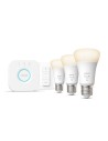 Philips Hue W Starter Kit 9,5W A60 E27 3szt, mostek, przełącznik Philips Hue Hue W Starter Kit 9,5W A60 E27, 3szt., mostek,