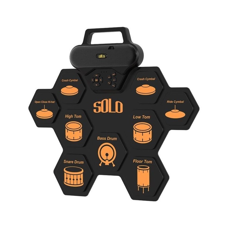 NN SOLO zwijana perkusja elektroniczna USB-C MP3