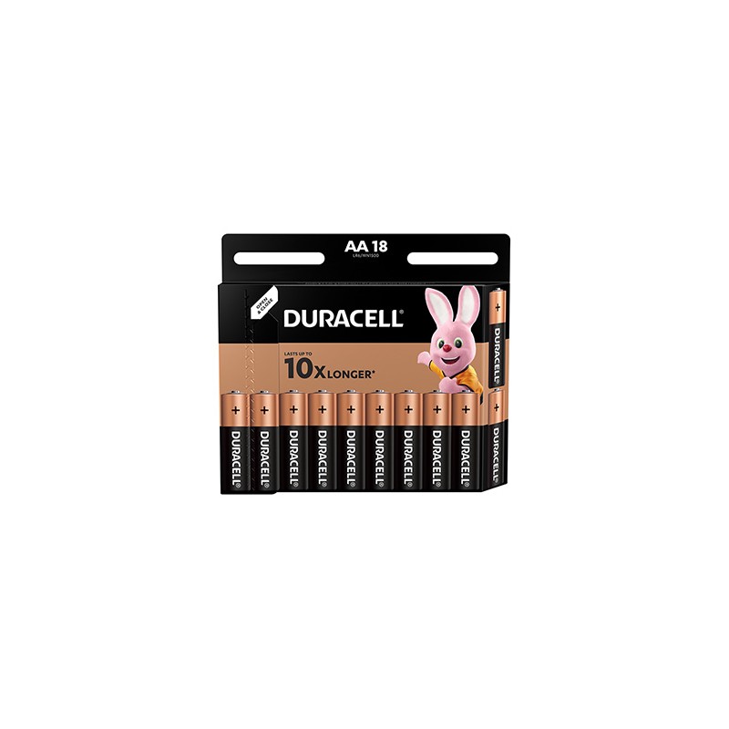 Duracell BASIC Jednorazowa alkaliczna baterie AA, 18-pack