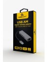 GEMBIRD ADAPTER USB-AM DO LAN GIGABIT HUB USB 3.0 X3 CZARNY